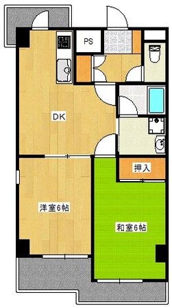 スカイハイの物件間取画像